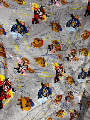 پتو ژله ای یک نفره طرح سگ های نگهبان