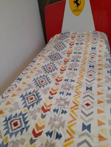 پتو ژله ای یک نفره طرح دار