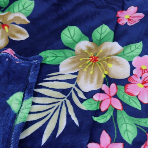 پتو ژله ای یک نفره گلدار