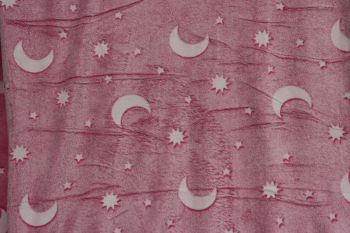 پتو شب نما یک نفره طرح ماه و ستاره 🌌