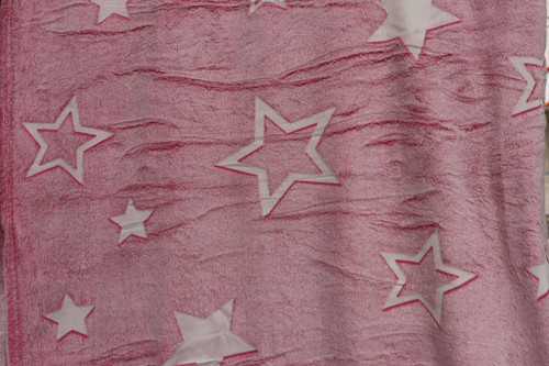 پتو شب نما دو نفره طرح ستاره صورتی 💫