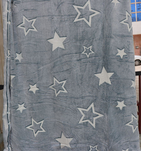 پتو شب نما دو نفره طرح ستاره آبی💫