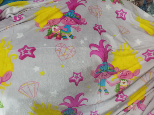 پتو ژله ای یک نفره طرح دخترانه