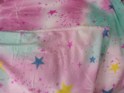 پتو ژله ای یک نفره طرح ستاره آبرنگی 💫